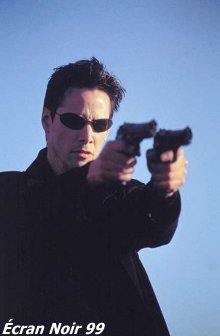 keanu reeves playing neo in the matrix