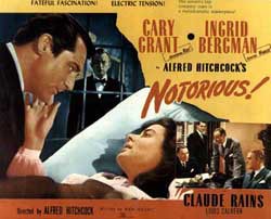 Les Enchaînés, Ingrid Bergman, Cary Grant
