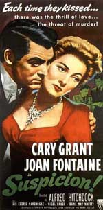 Soupçons, Joan Fontaine, Cary Grant