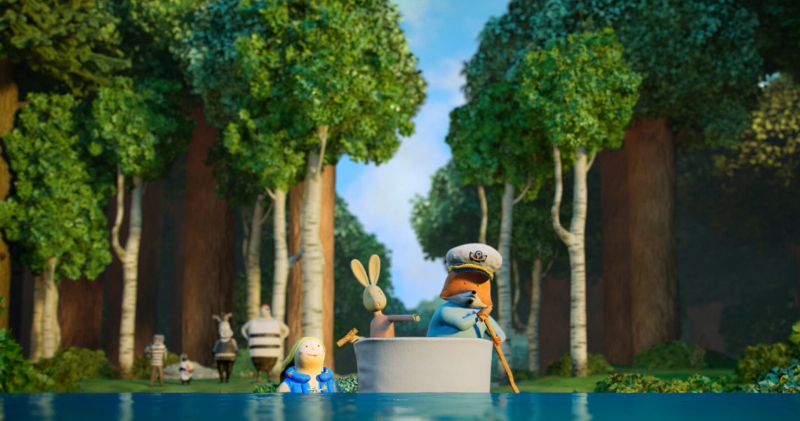 Renard et Lapine sauvent la forêt : une fable écologique pour les tout petits
